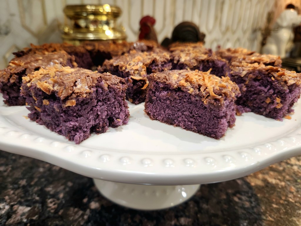 Ube Brownies
